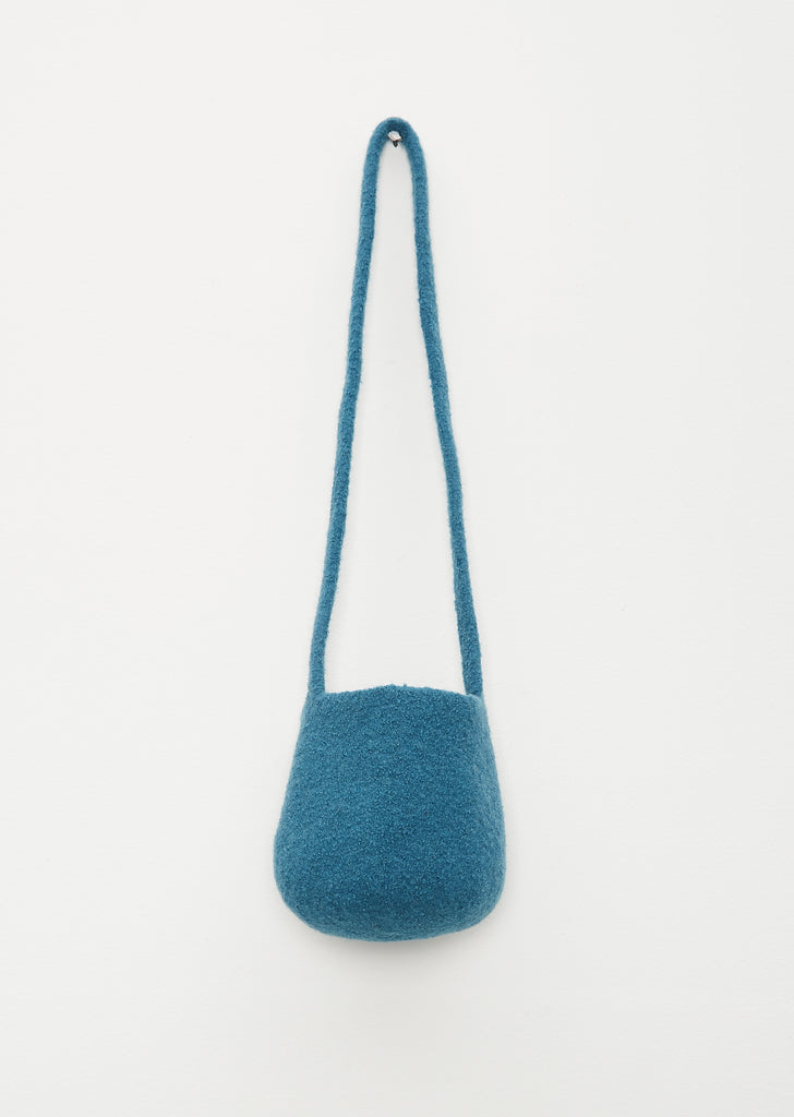 Wool Bag — Dark Turquoise