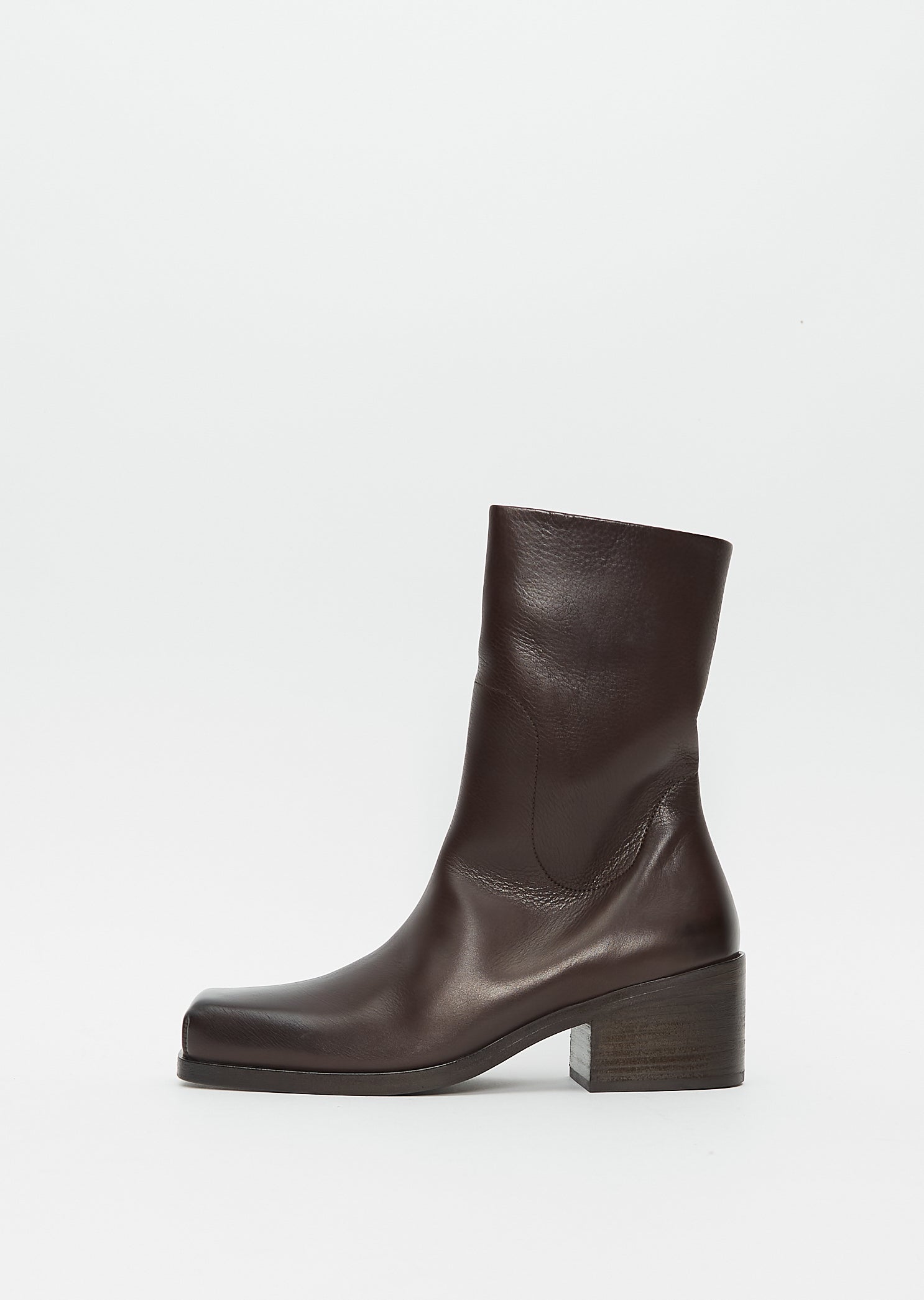 【関税込み】Marsell ブラック Cassello アンクルブーツ Men's Black Leather Ankle Boots Cassello - Marsèll