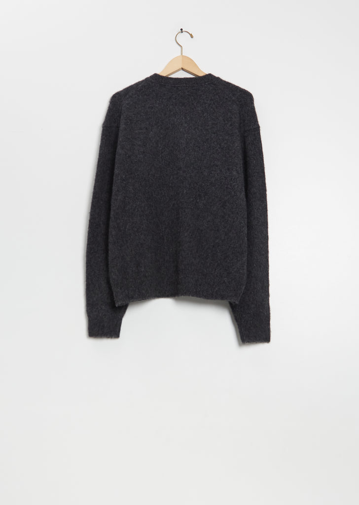Henley Neck Cashmere Sweater