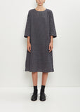 Wool Micro Tartan Tunic Dress