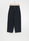 Washed Wide Denim Pants