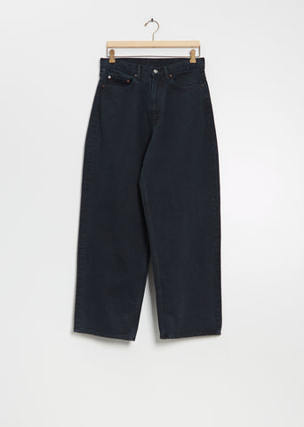 Washed Wide Denim Pants