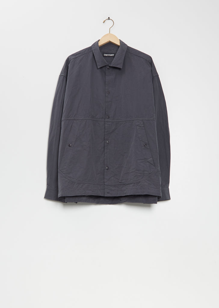 Mika Cotton Shirt — Blu Skull