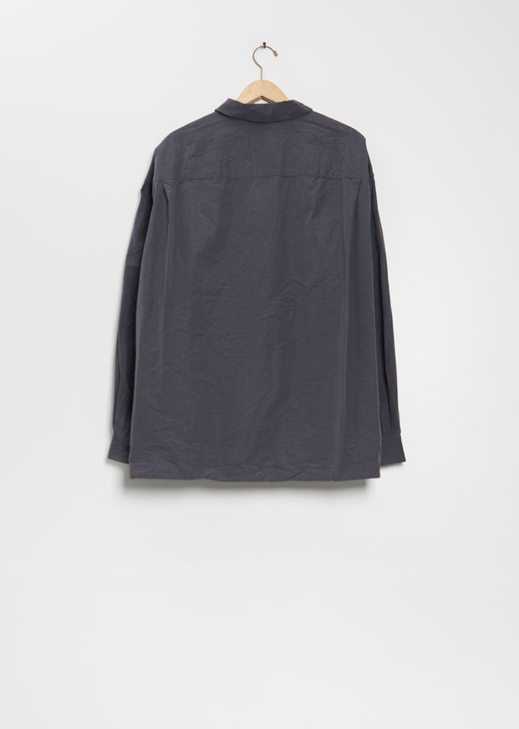 Mika Cotton Shirt — Blu Skull