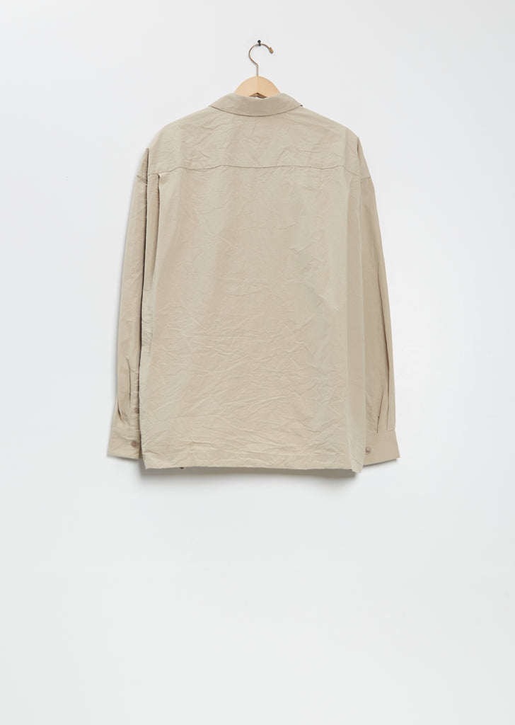 Mika Cotton Shirt — Beige