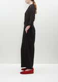 Triacetate Tucked Wide Pants