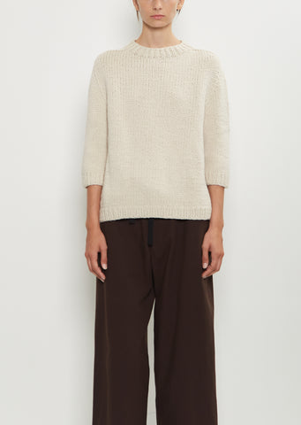 Daisy Cashmere Sweater — Latte