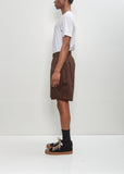 Knee Shorts — Brown