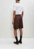 Knee Shorts — Brown