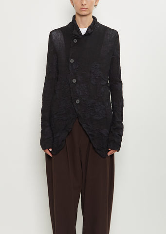 Wool Blend 4-Button Jacket