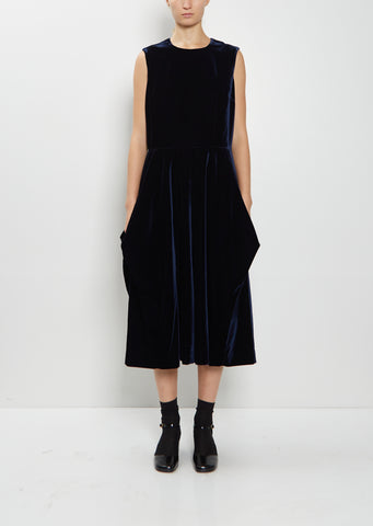 Velvet Sleeveless Jumpsuit