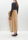 Cotton Corduroy Straight Skirt