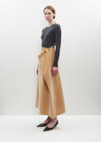 Cotton Corduroy Straight Skirt