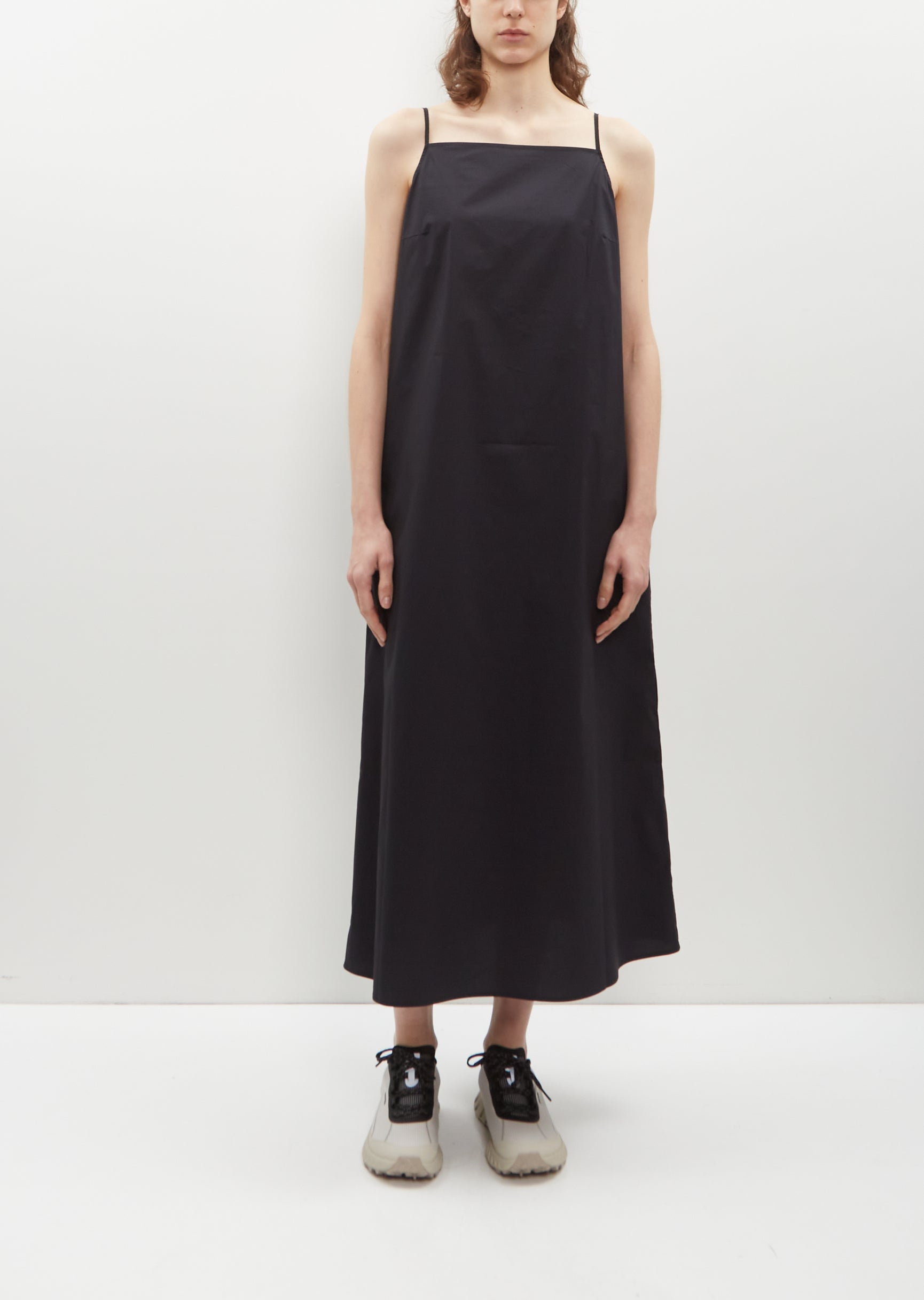 Dix Cotton Dress — Black – La Garçonne