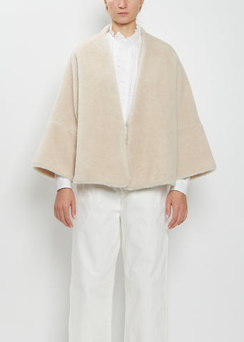 Wool Silk Shawl Jacket