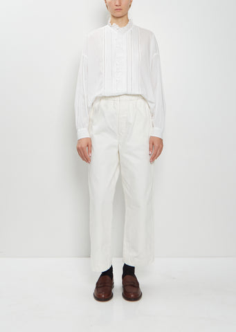 Easy Field Cotton Denim Trousers