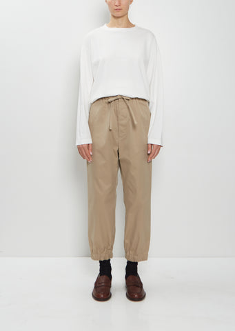 Cuffed Cotton Blend Training Pants