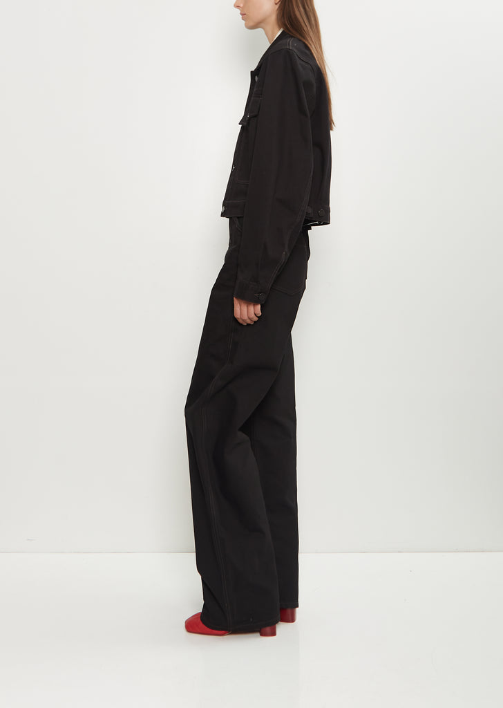 Cropped Denim Blouson