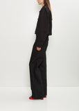 Cropped Denim Blouson