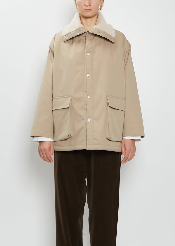 Boa High Neck Cotton Jacket