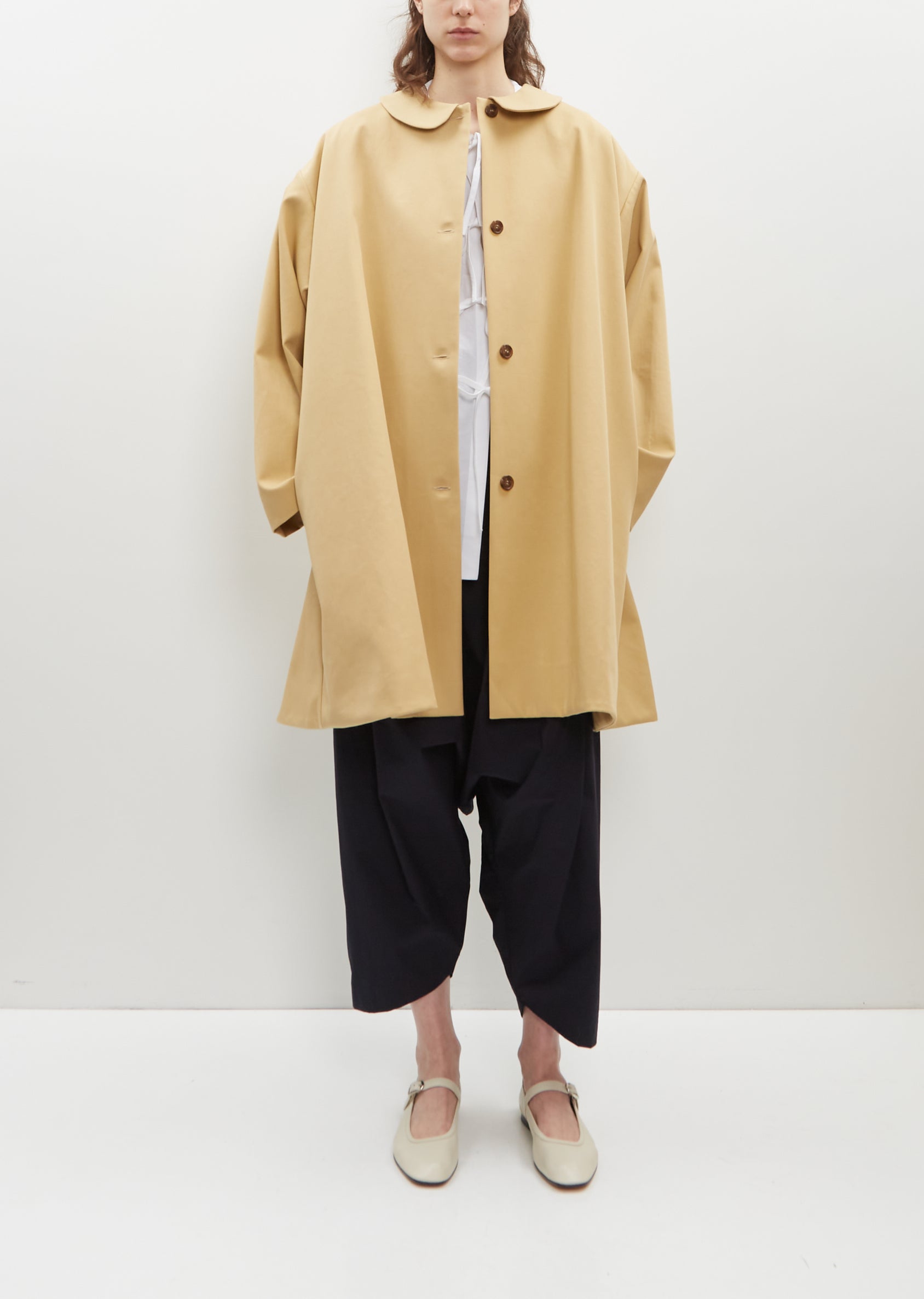 Ange Cotton Coat – La Garçonne