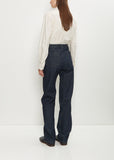 Denim Five Pockets Twisted Pant