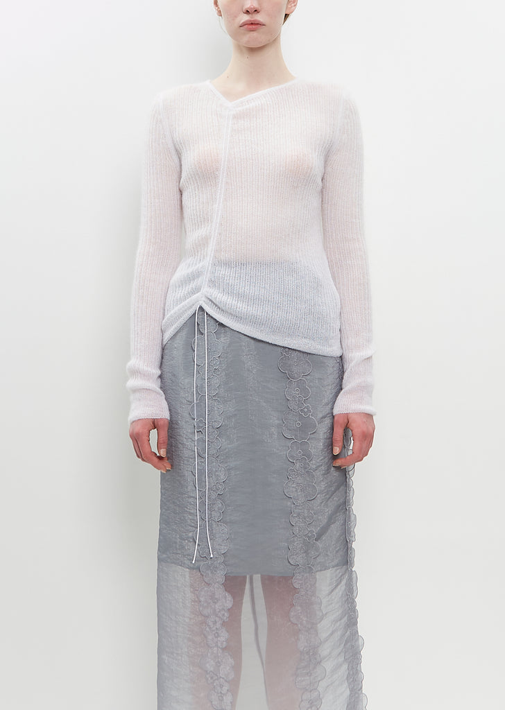 Mohair Ussi Pullover — White