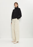 Cotton Denim Large Pants