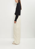 Cotton Denim Large Pants