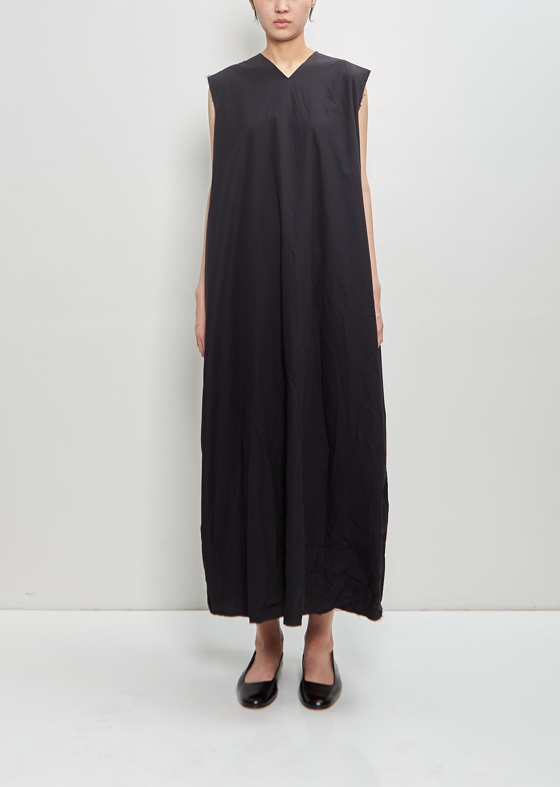 Paper Cotton Sleeveless Maxi Dress OE La Garonne Paper Cotton Sleeveless Maxi Dress OE La Garonne