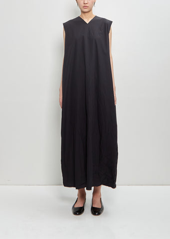 Paper Cotton Sleeveless Maxi Dress "OE"