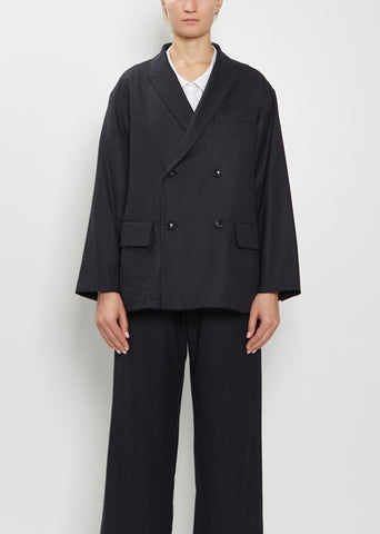 Double Breasted  Wool Jacket