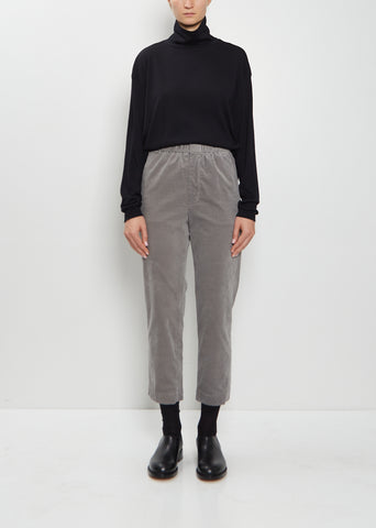 Easy Cotton Tapered Trousers