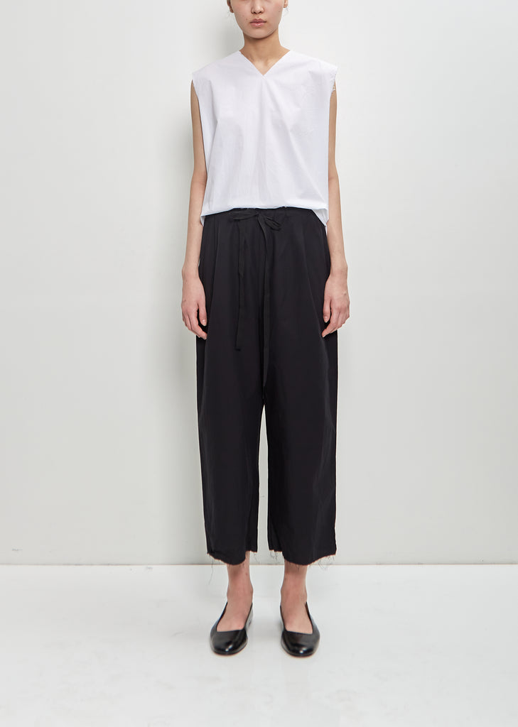 Paper Cotton Cropped Pants 