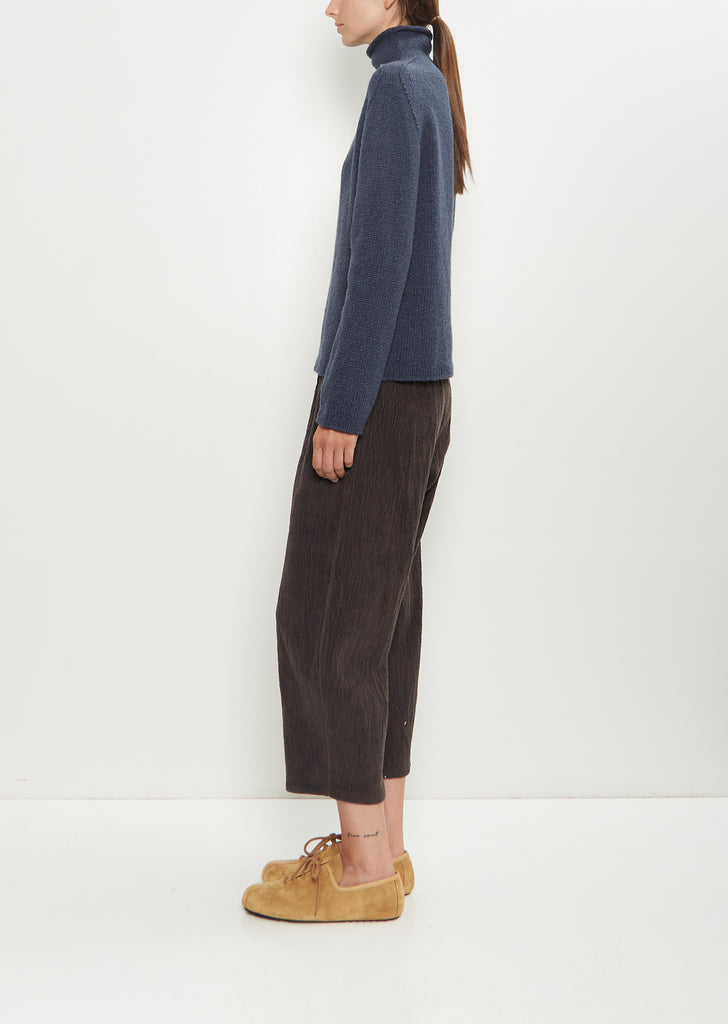 Monya Cashmere Sweater — Dark Denim