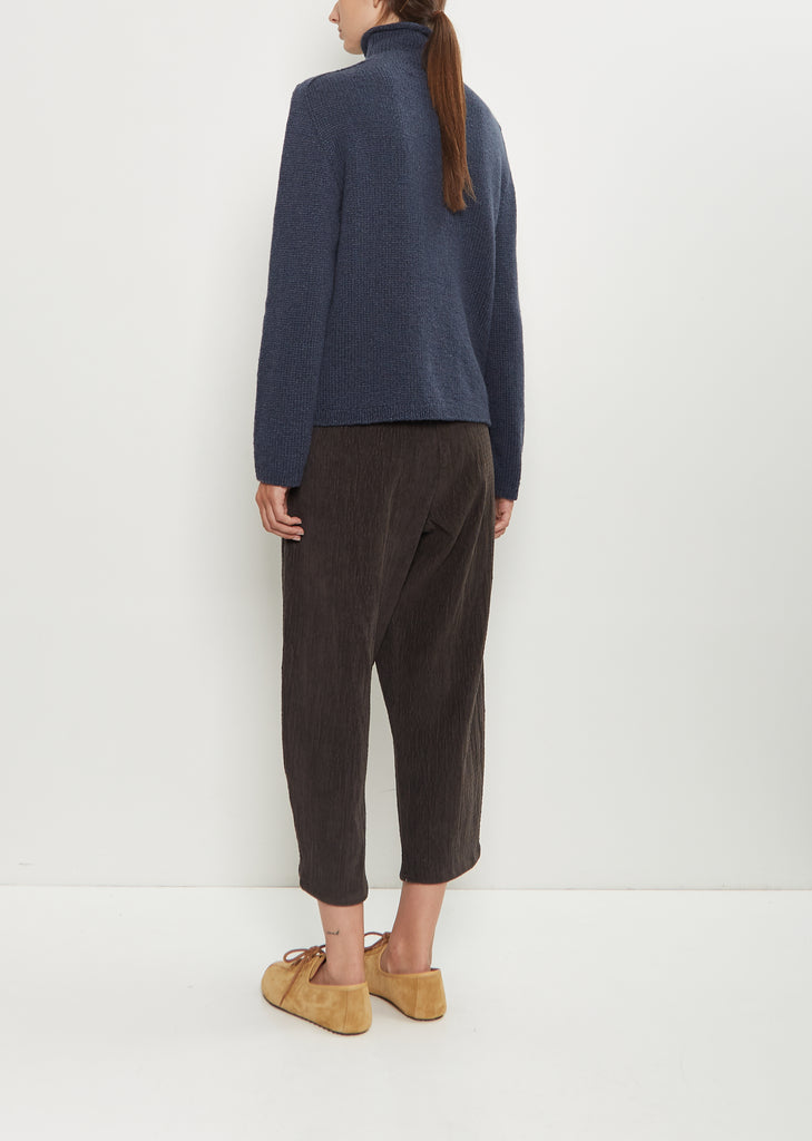 Monya Cashmere Sweater — Dark Denim