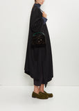 Velvet Crossbody Crisp Bag — Dark Brown