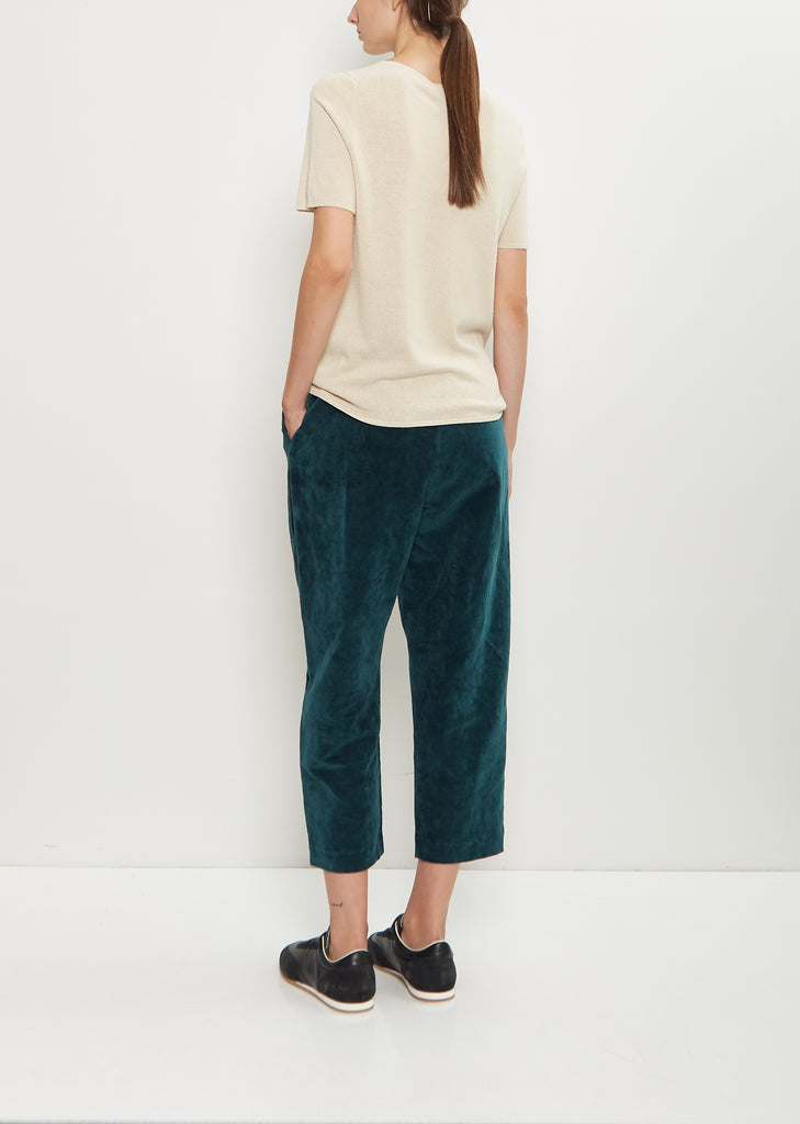 Silk Knit Tee — Natural