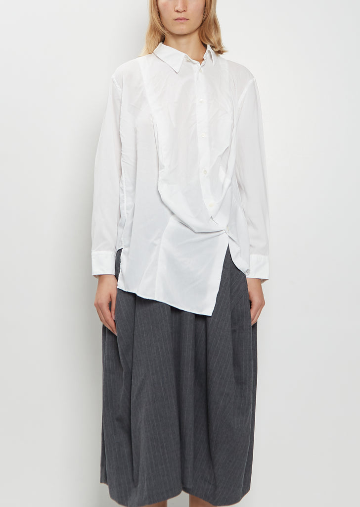 Off Center Collar Shirt