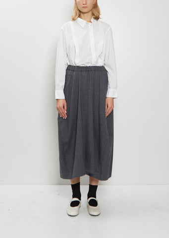 Wool Serge Balloon Skirt