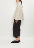 Linen Wool Netting Boxy Jacket