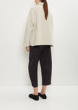 Linen Wool Netting Boxy Jacket