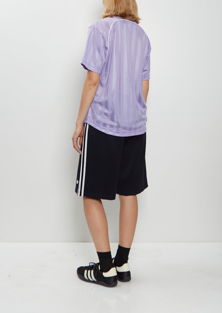 Football Jacquard Tee — Light Purple
