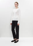 Cotton Cashmere n°392 Eel Top — Snow