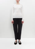 Cotton Cashmere n°392 Eel Top — Snow