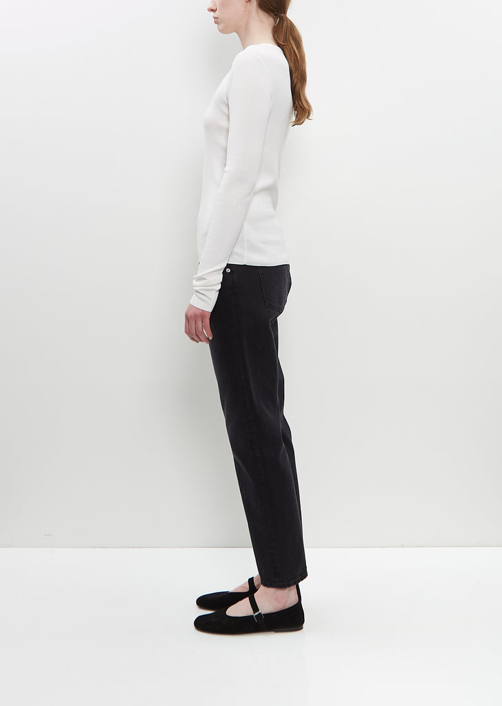 Cotton Cashmere n°392 Eel Top — Snow