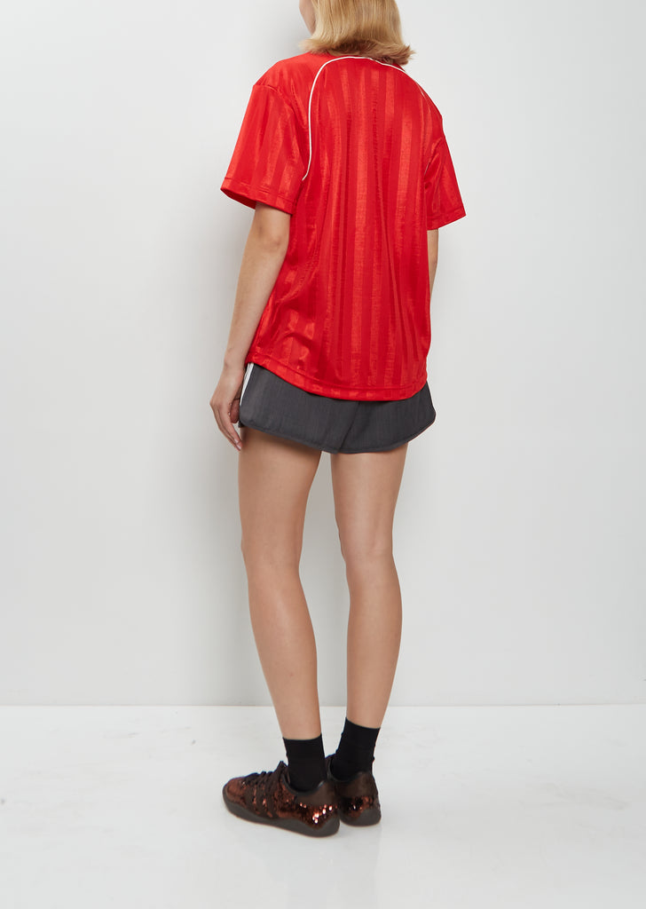 Football Jacquard Tee — Better Scarlett