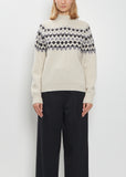 High Neck Fairisle Sweater