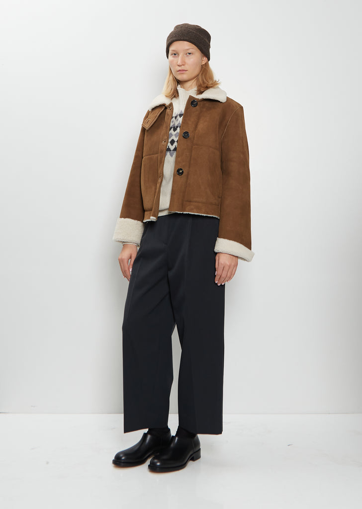 Lightweight Yak Wool Beanie — Coffee Twist