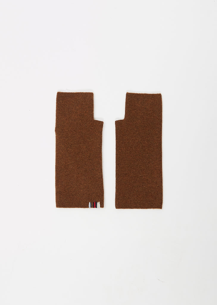 Cashmere Nylon n°391 Moufle Gloves — Rust